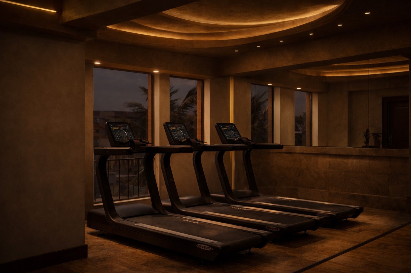 Commercial-grade equipment on the Aurum floor